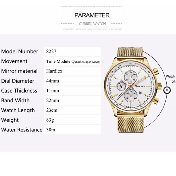 Men Fashion Watch Luxury top brand steel watch - Picture 4 of 5